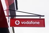Red Vodafone Store sign