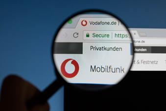 Vodafone Mobilfunk Magnifying Glass