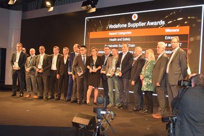 Vodafone Supplier Awards 2018/19