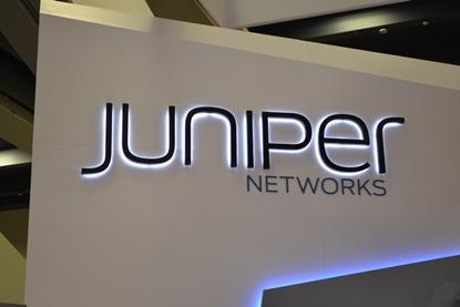 Juniper Networks booth