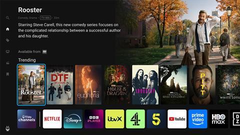 TiVo home screen